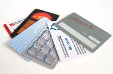 <p>Kunststoffkarten im Scheckkarten-Format eignen sich auch hervorragend für Taschenkalender.</p>